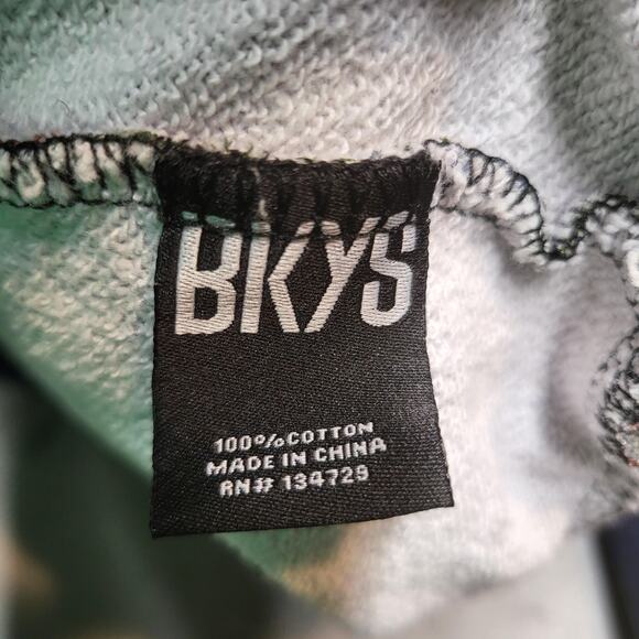 BKYS Sweatshirt Mens 2XL Camo Crewneck Stickup Artist Bear Embroidered Graphic - Picture 4 of 9